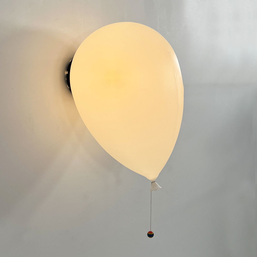 Large Balloon Wall or Ceiling Lamp by Yves Christin for Bilumen, 1980s