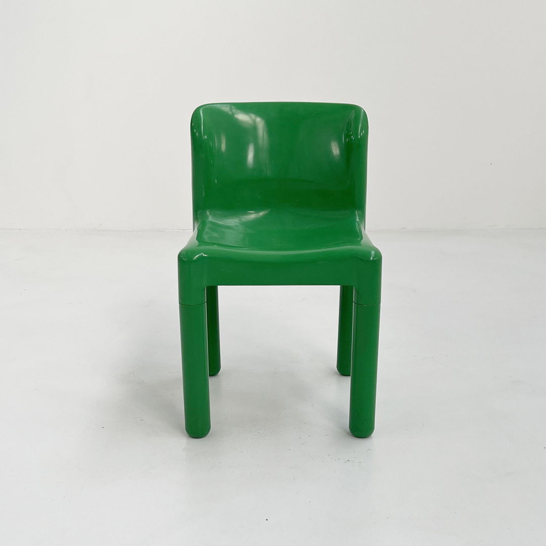 Green Model 4875 Chair by Carlo Bartoli for Kartell, 1970s