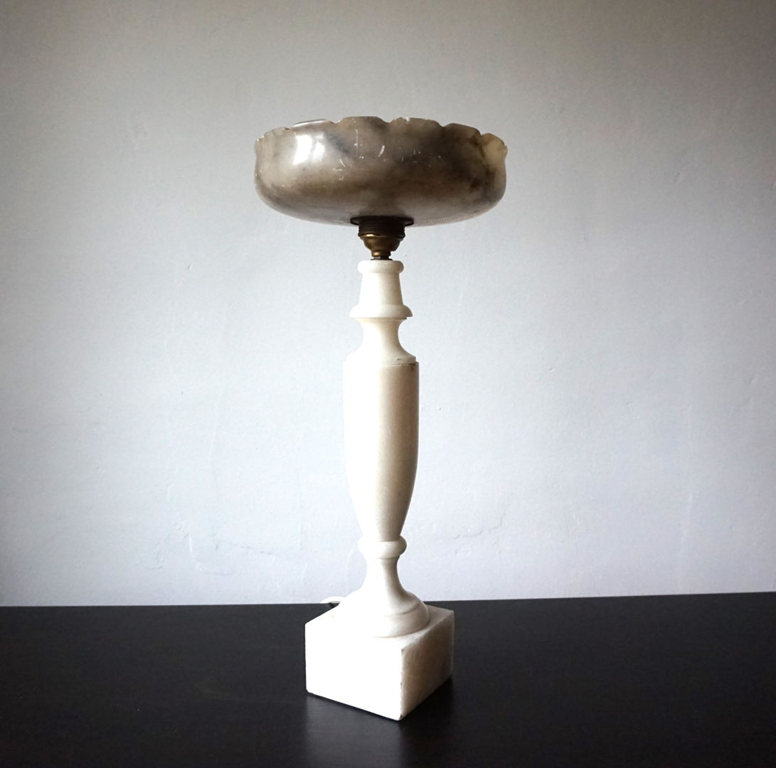 French table lamp Louis XVI marble