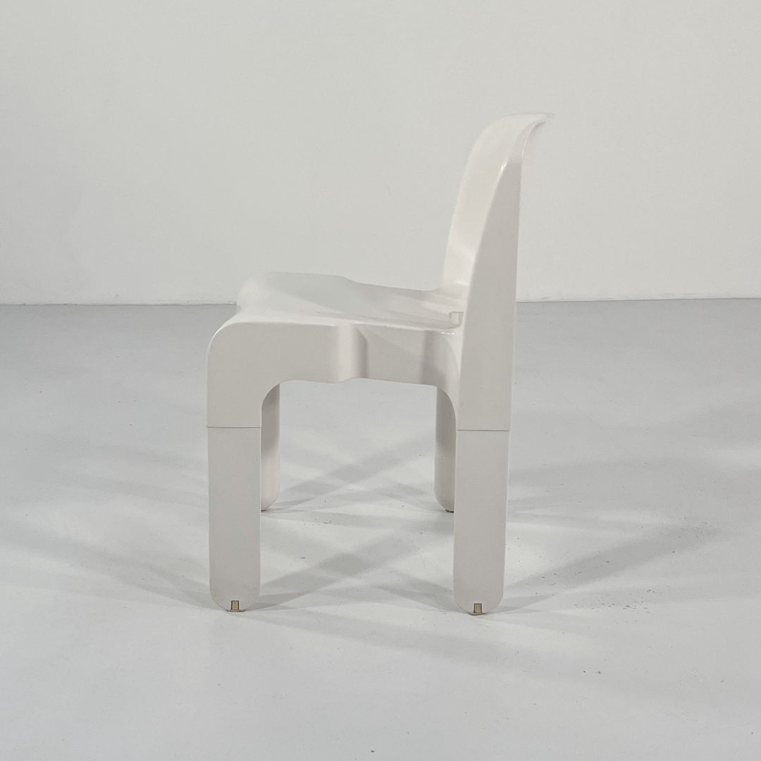 White Model 4867 Universale Chair by Joe Colombo for Kartell, 1970s