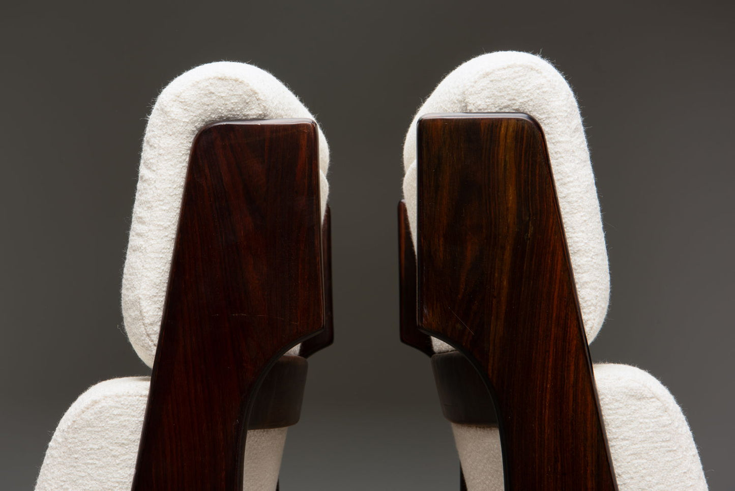 A PAIR OF ITALIAN EASY CHAIRS CLAUDIO SALOCCHI FOR SORMANI