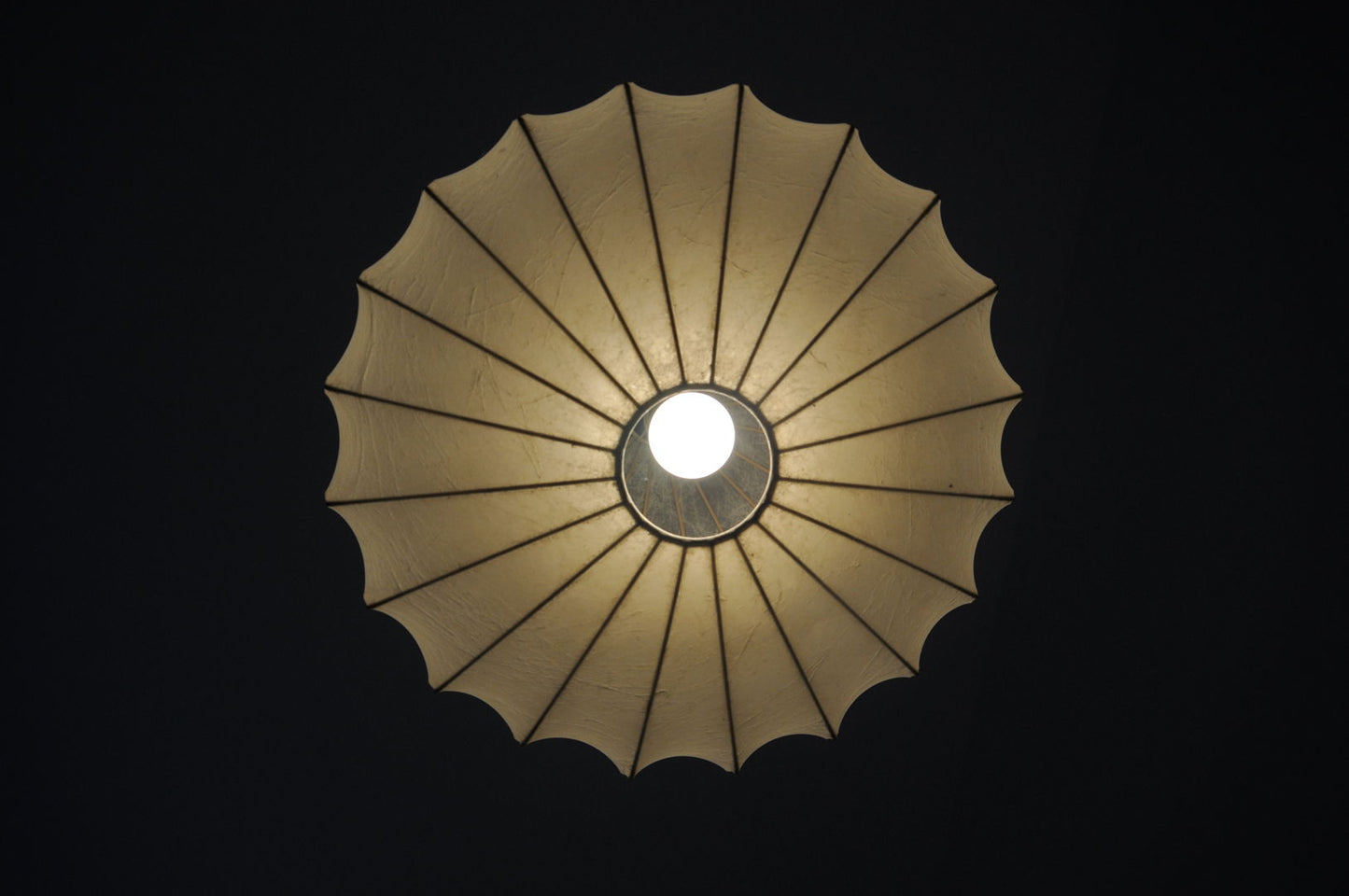 Cocoon Hanging Lamp by Goldkant Leuchten, 1960s