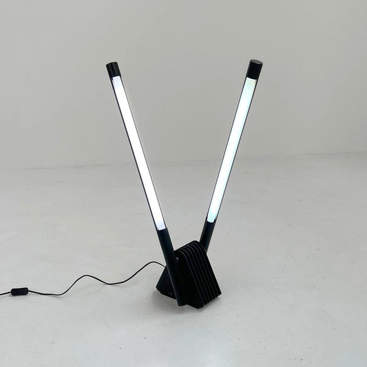 Sistema Flu Neon Table/Wall or Floor Lamp by Rodolfo Bonetto for Luci, 1980s