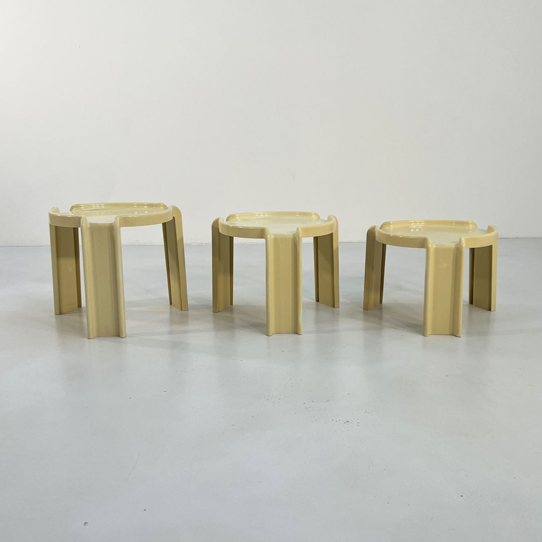 Set of Nesting Tables by Giotto Stoppino for Kartell, 1970s