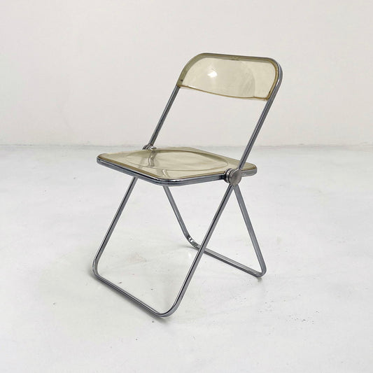 Clear Plia Chair by Giancarlo Piretti for Anonima Castelli, 1970s