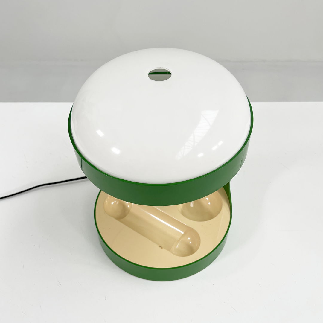 Green KD29 Table Lamp by Joe Colombo for Kartell, 1970s