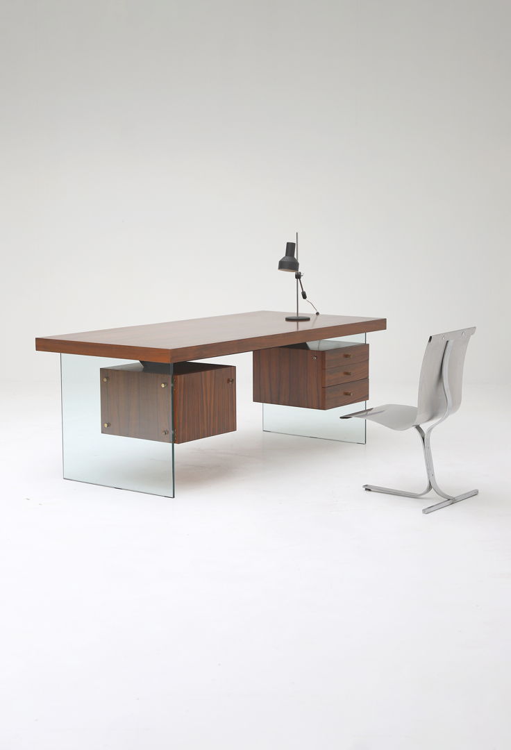 Rare executive desk designed by Jos de Mey for Van den Berghe Pauvers 1960