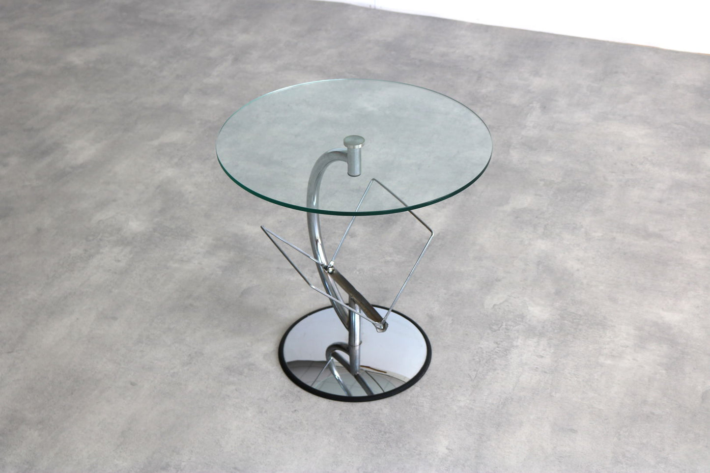 vintage side table | coffee table | side table | glass