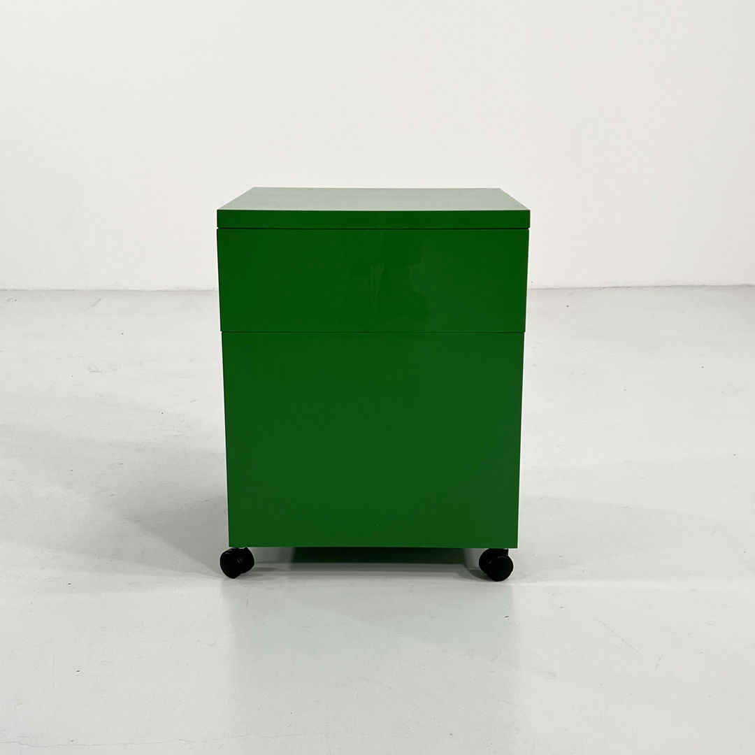 Green Chest of Drawers Model 4601 on Wheels by Simon Fussell for Kartell, 1970s