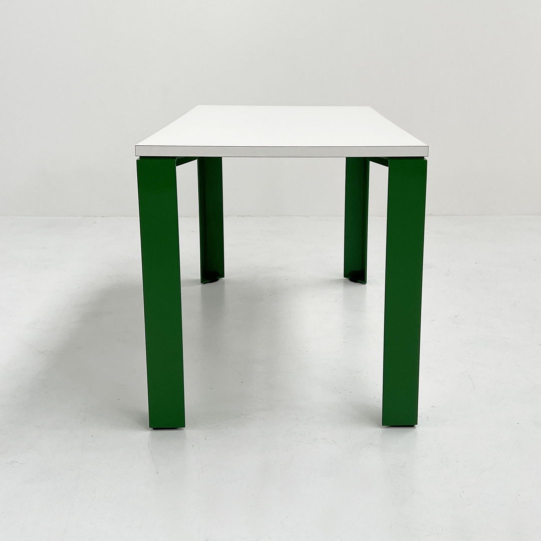 Eretteo Dining Table with Green Feet by Örni Halloween for Artemide, 1970s