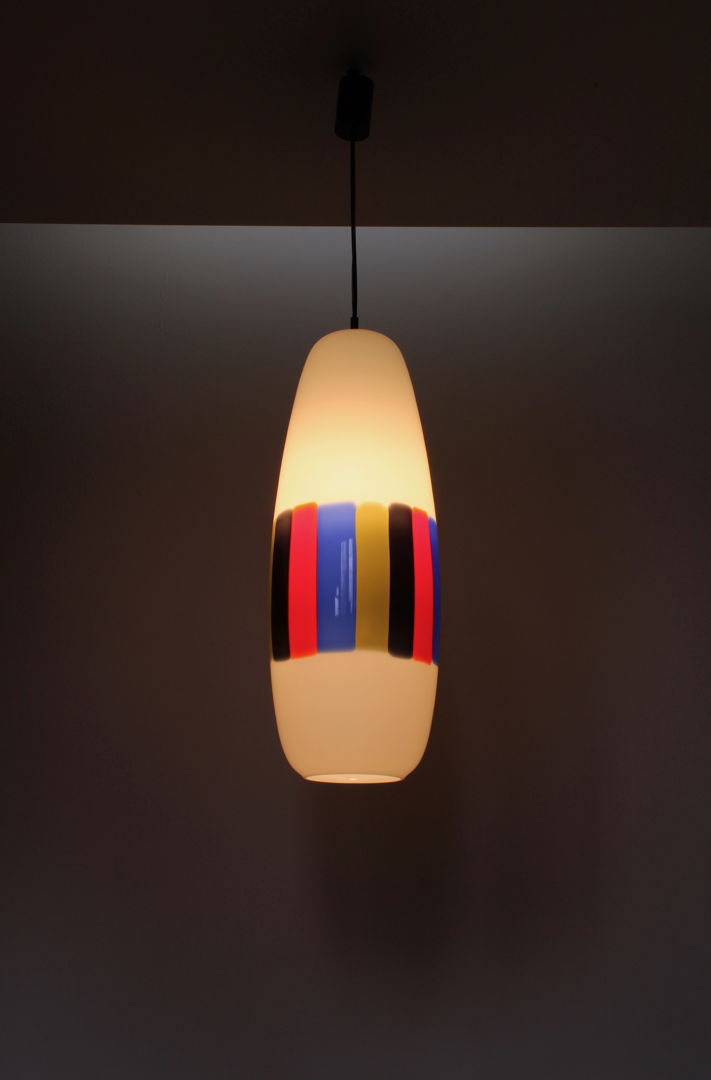 L143 pendant lamp by Alessandro Pianon for Vistosi, 1960s