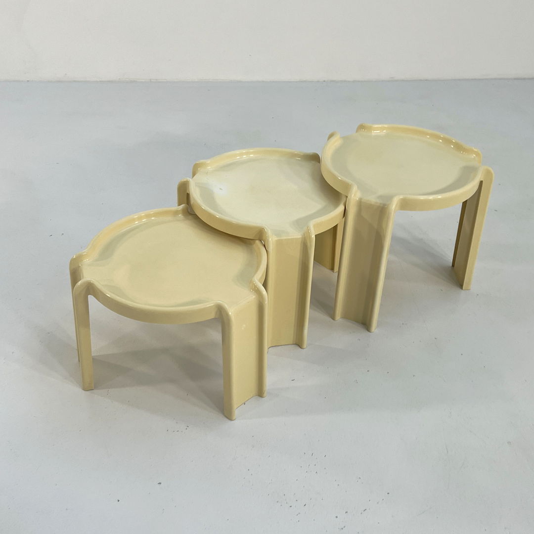 Set of Nesting Tables by Giotto Stoppino for Kartell, 1970s