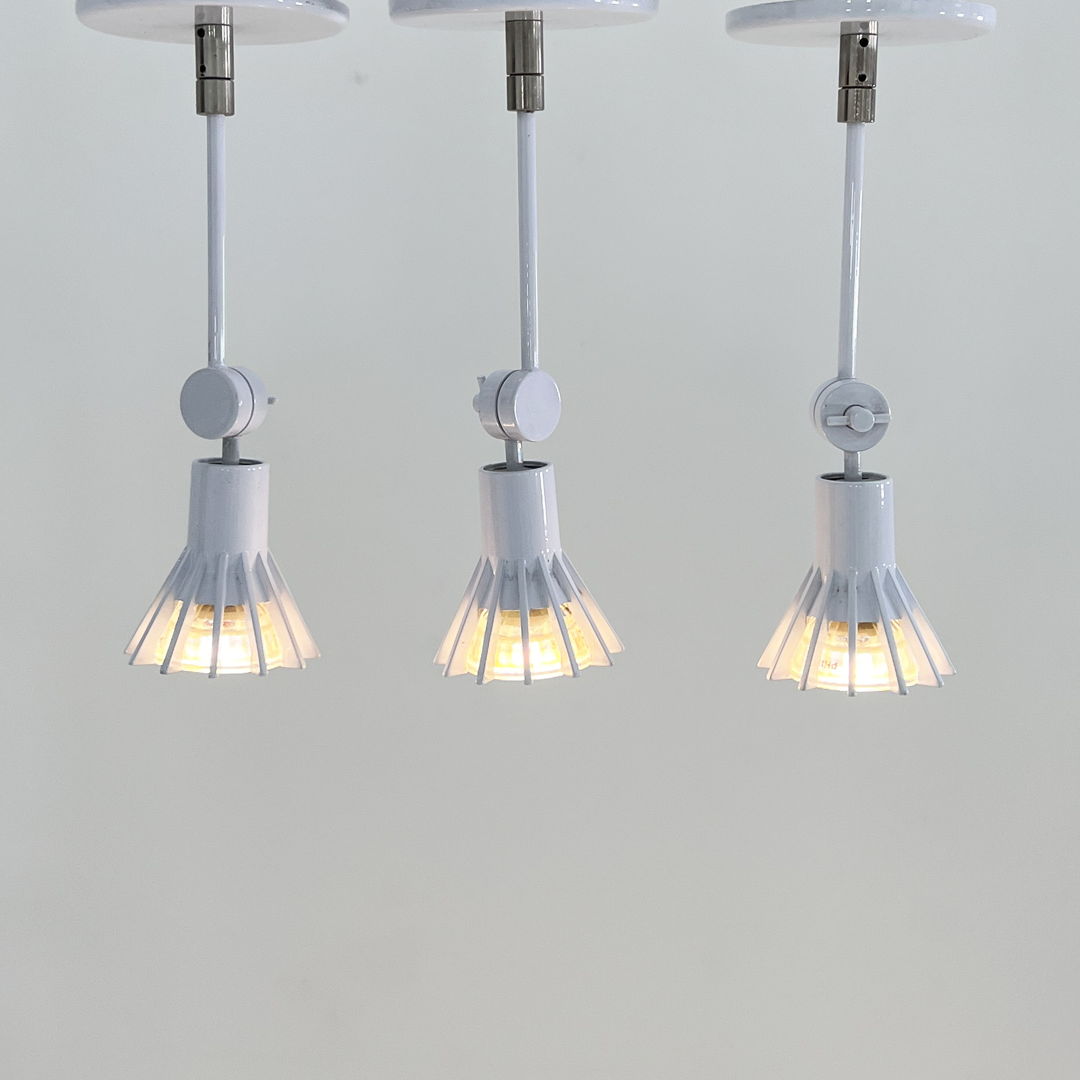 5 "Solitaire" Spot Lights by R. Barbieri & G. Marianelli for Tronconi, 1980s