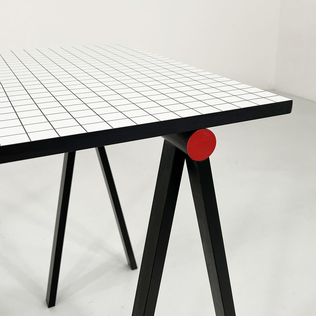 Trestle Desk by Rodney Kinsman for Bieffeplast, 1980s