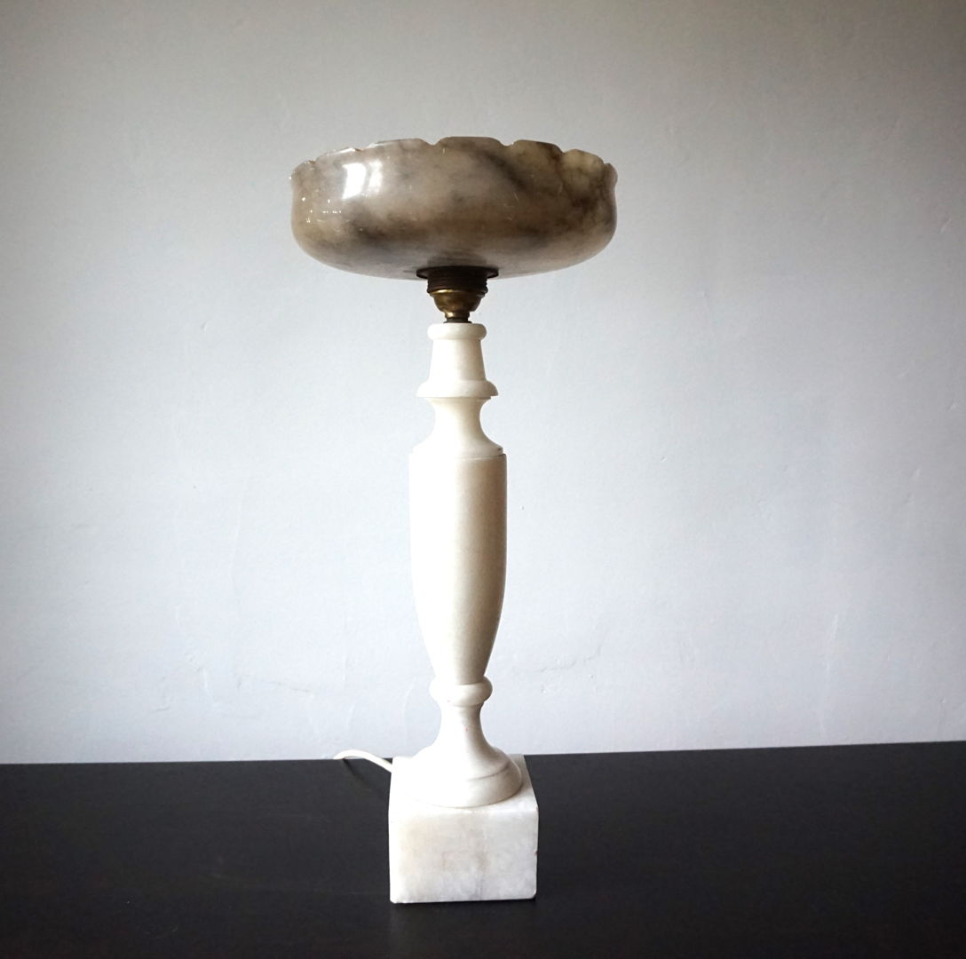 French table lamp Louis XVI marble