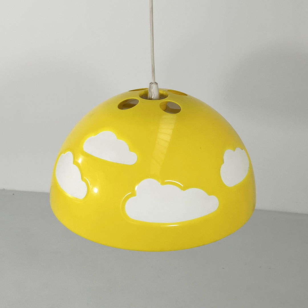 Yellow Skojig Cloud Pendant Lamp by Henrik Preutz for Ikea, 1990s