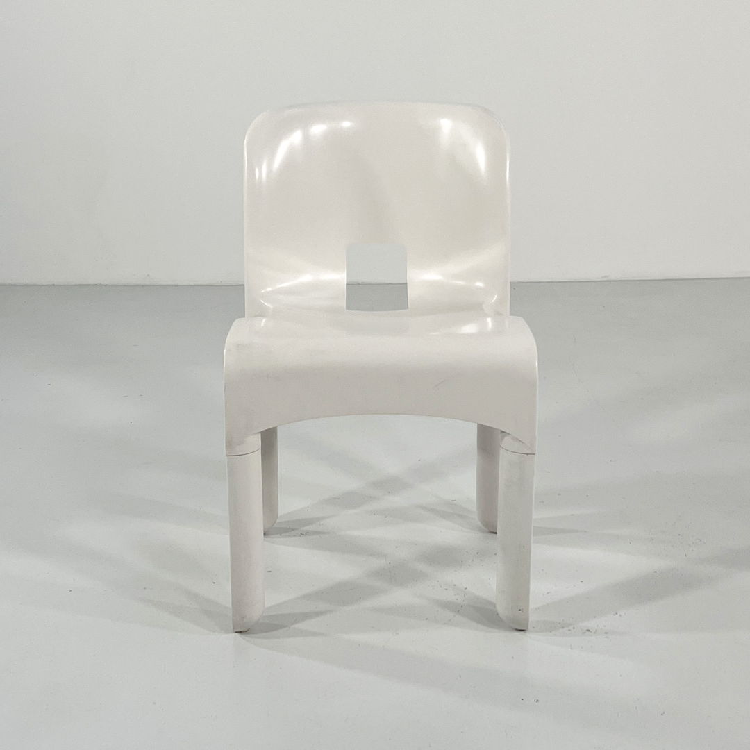 White Model 4867 Universale Chair by Joe Colombo for Kartell, 1970s