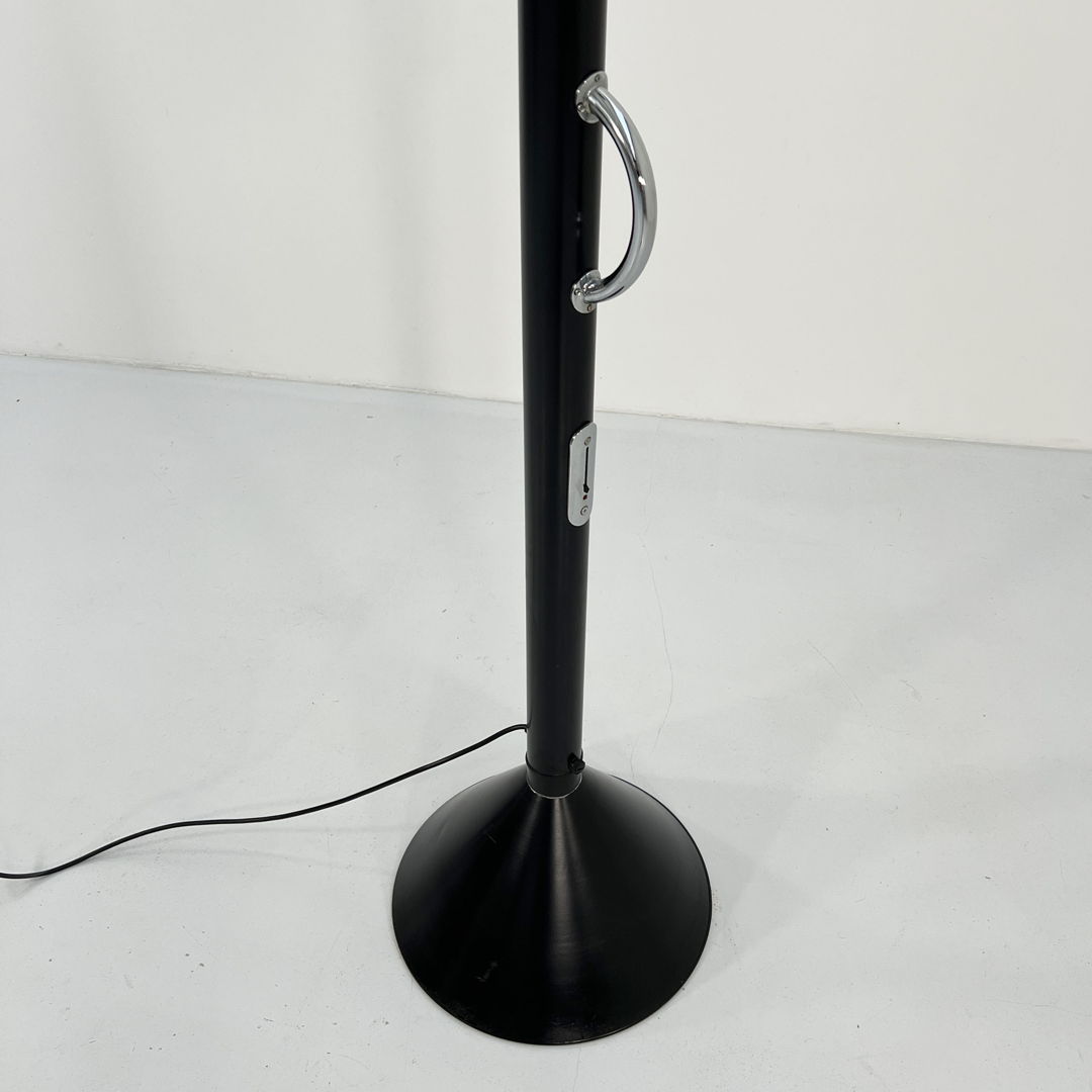 Black Callimaco Floor Lamp by Ettore Sottsass for Artemide, 1980s