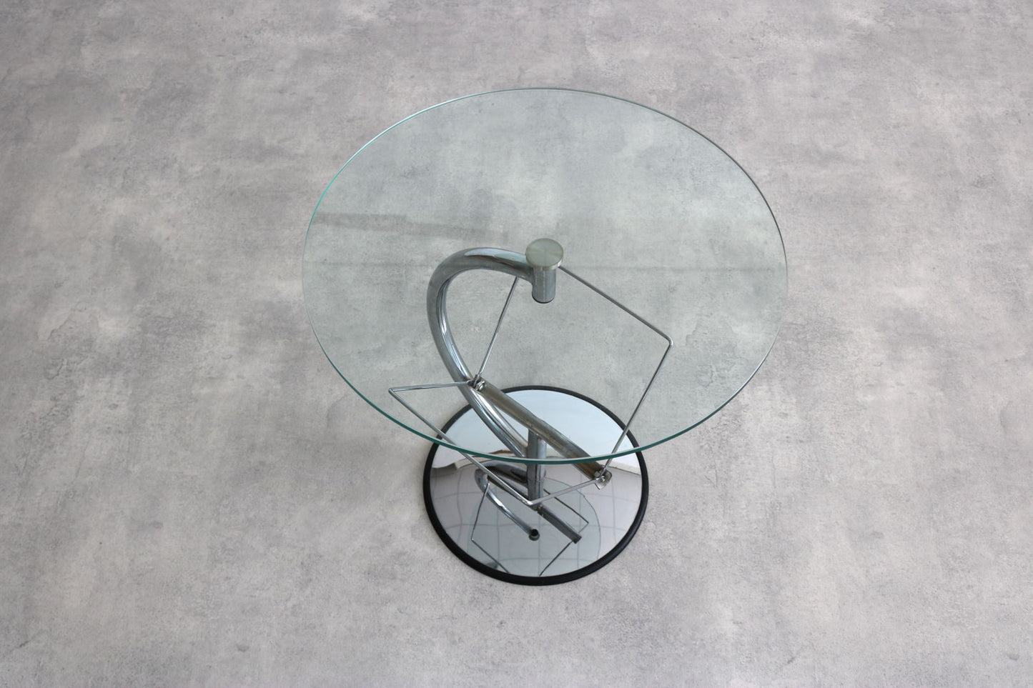 vintage side table | coffee table | side table | glass