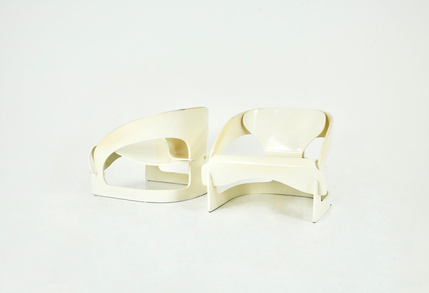 Model 4801 Armchairs by Joe Colombo for Kartell, 1960s, Set of 2