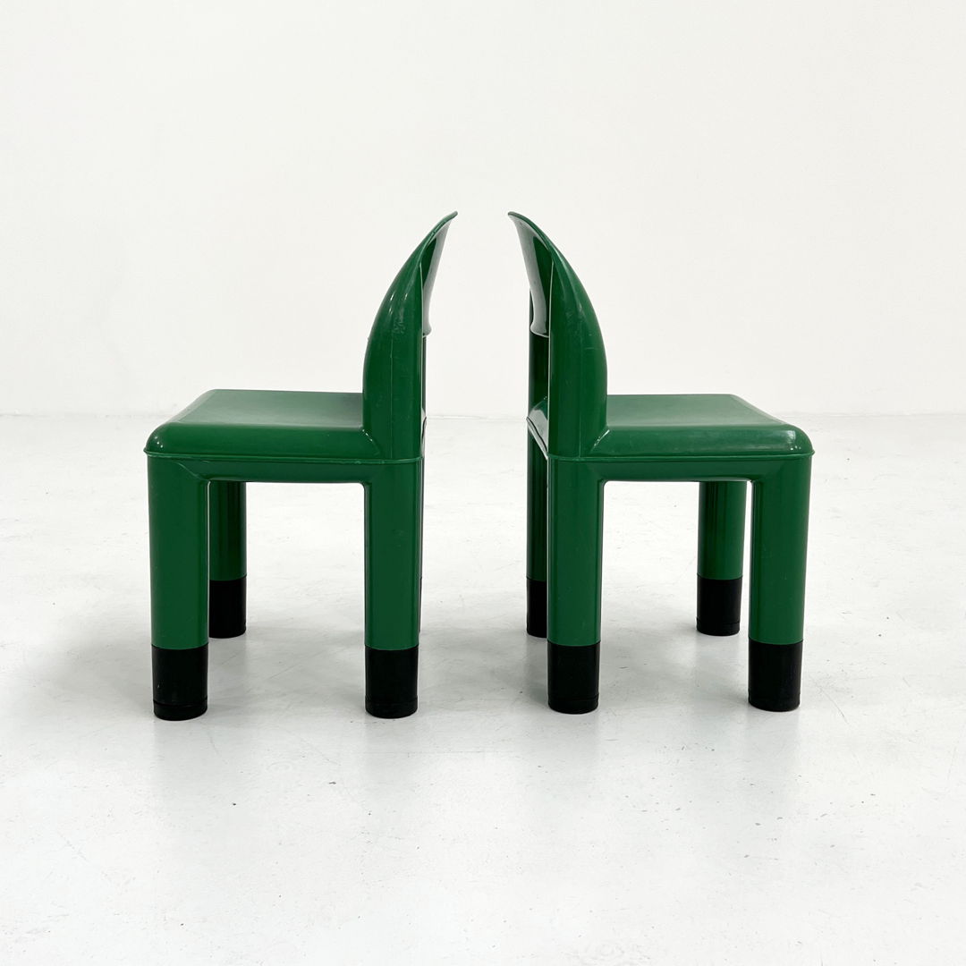 Pair of Green Kids Chair from Omsi, 2000s