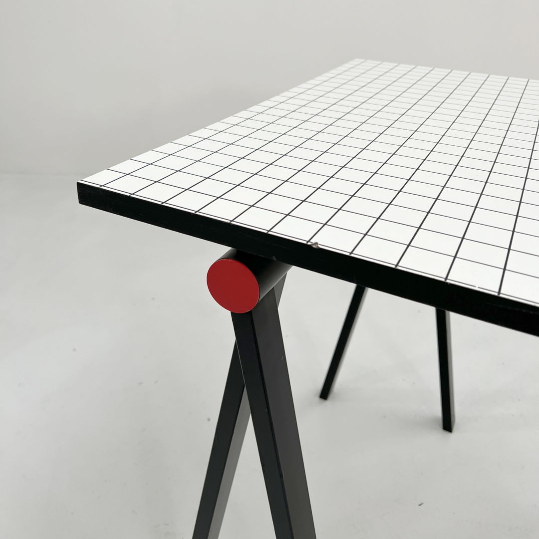 Trestle Desk by Rodney Kinsman for Bieffeplast, 1980s