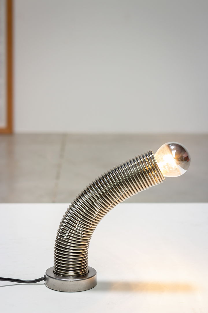 Spiral table lamp Attributed to Babur Kerim Incedayi 1960