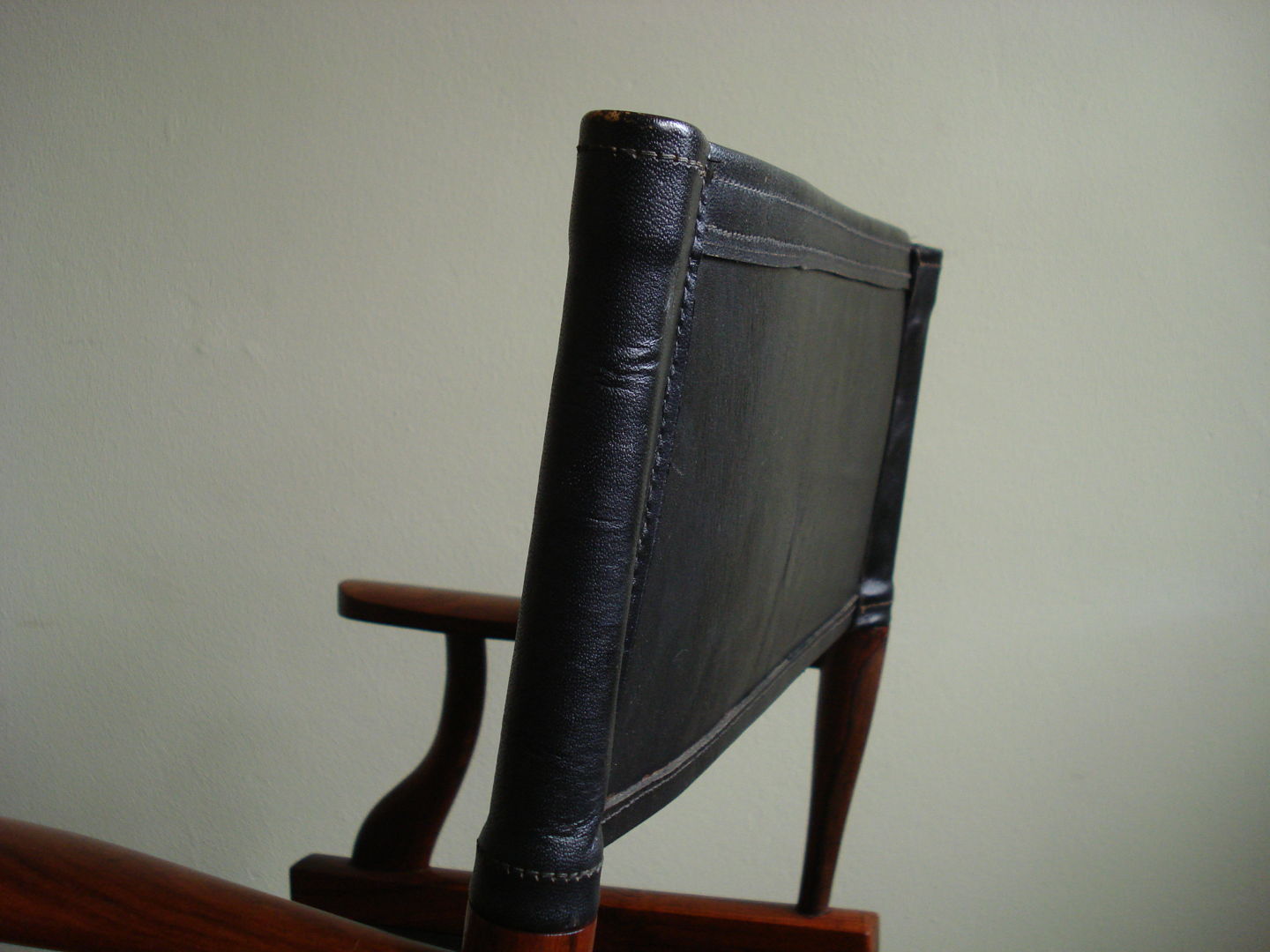 Safari leather folding chair from M. Hayat & Bros