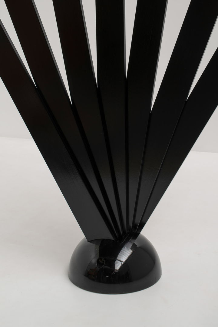 Black 'Ventaglio' Coat Stand or Room Divider by Giovanni Pasotto for Tarzia