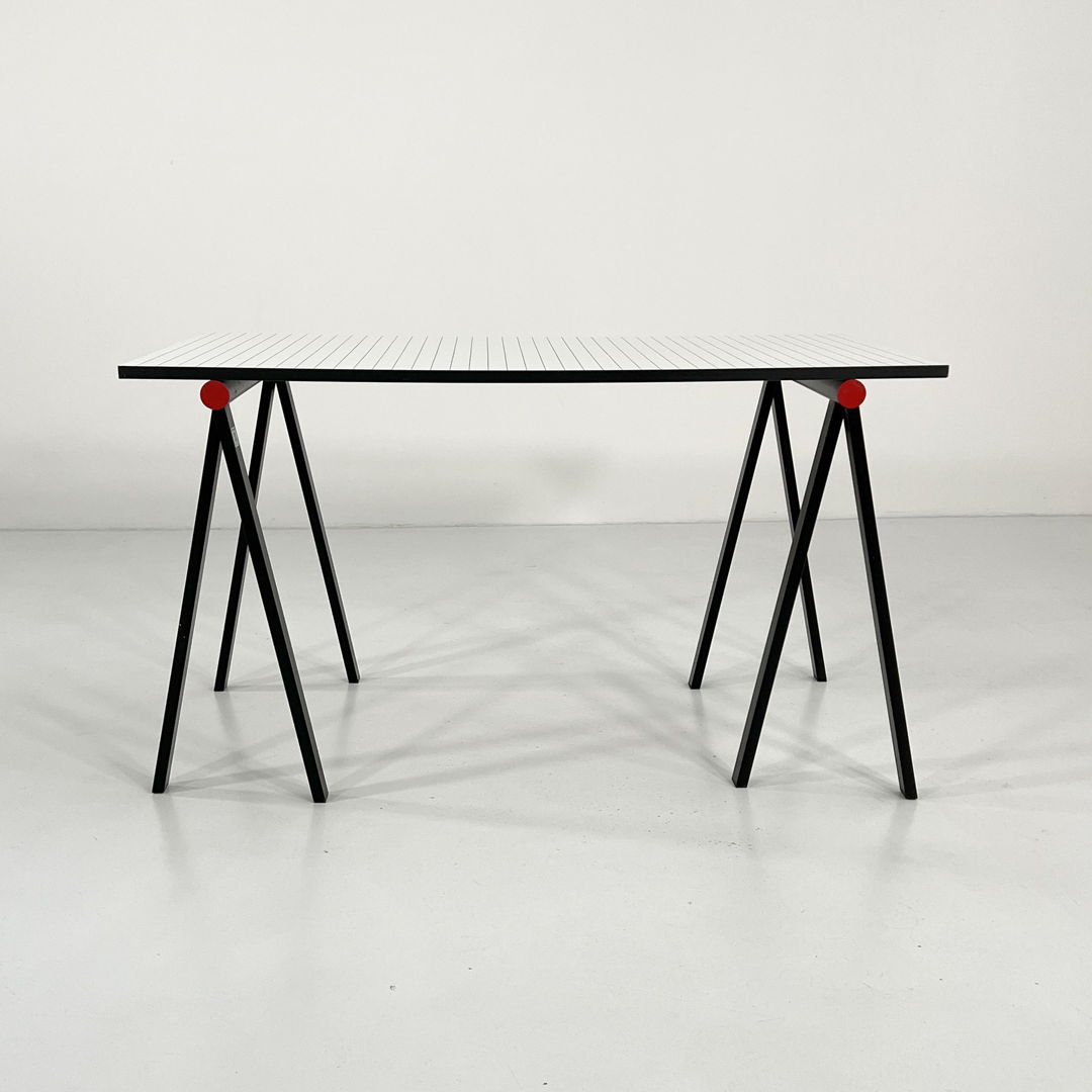 Trestle Desk by Rodney Kinsman for Bieffeplast, 1980s