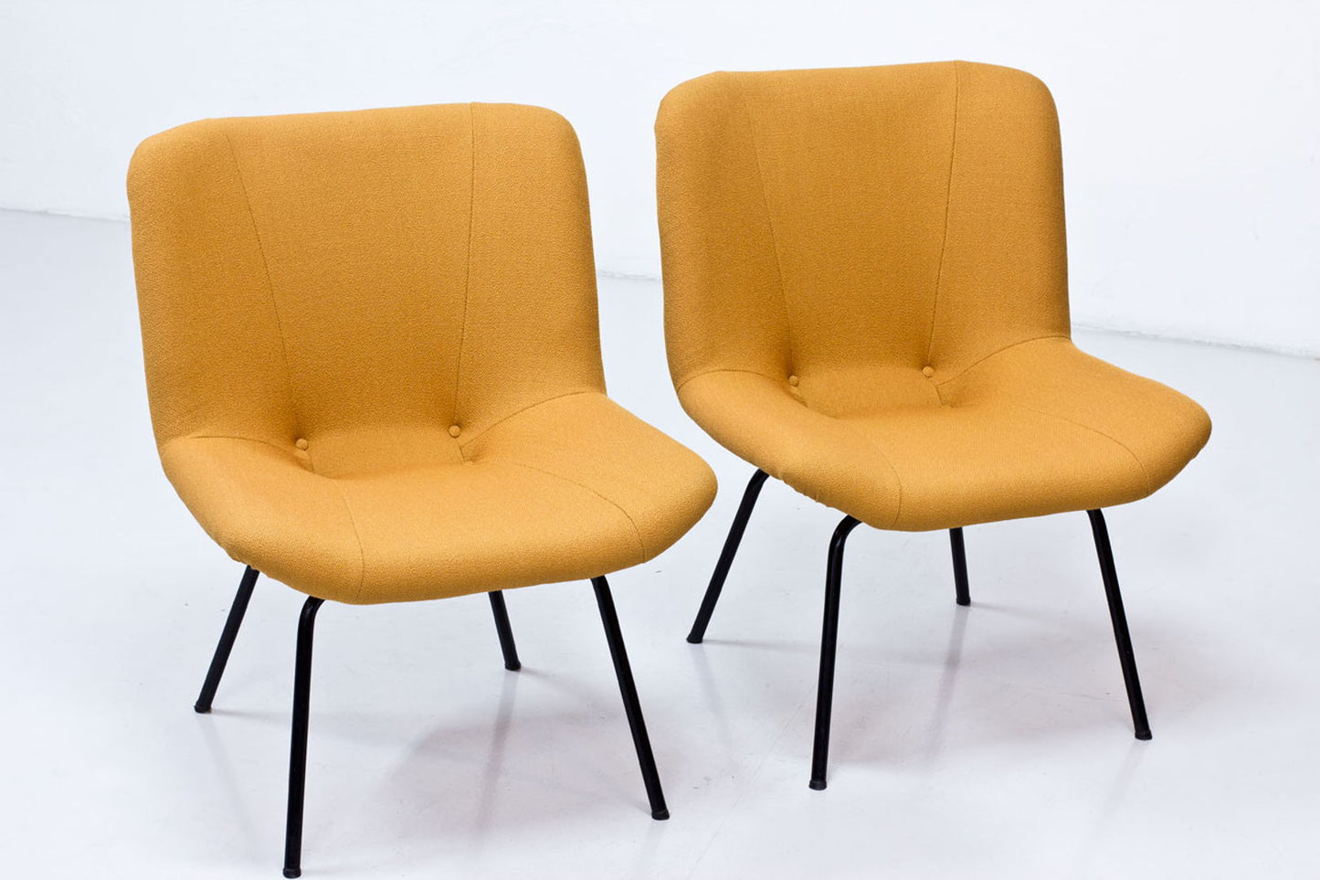 Finnish Lehti Easy Chairs by Carl Gustaf Hiort af Ornäs for Puunveisto - Oy, 1950s, Set of 2