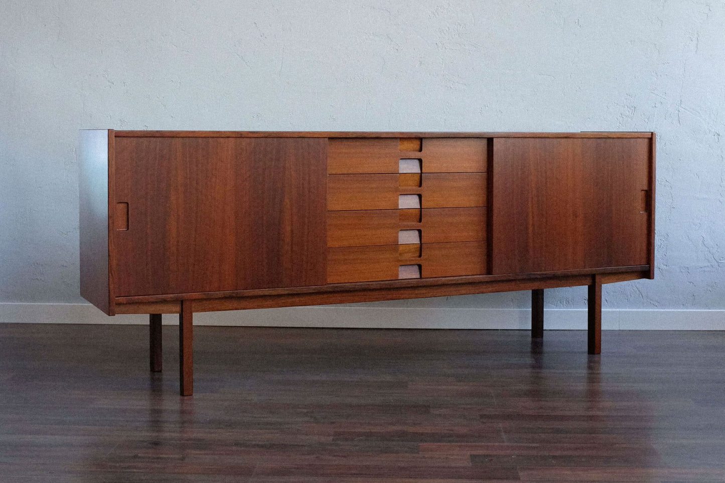 Mid-Century Wooden Sideboard made in Germany, 1960s