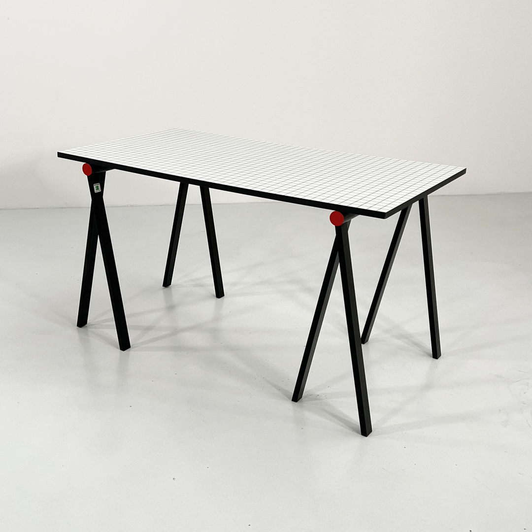 Trestle Desk by Rodney Kinsman for Bieffeplast, 1980s