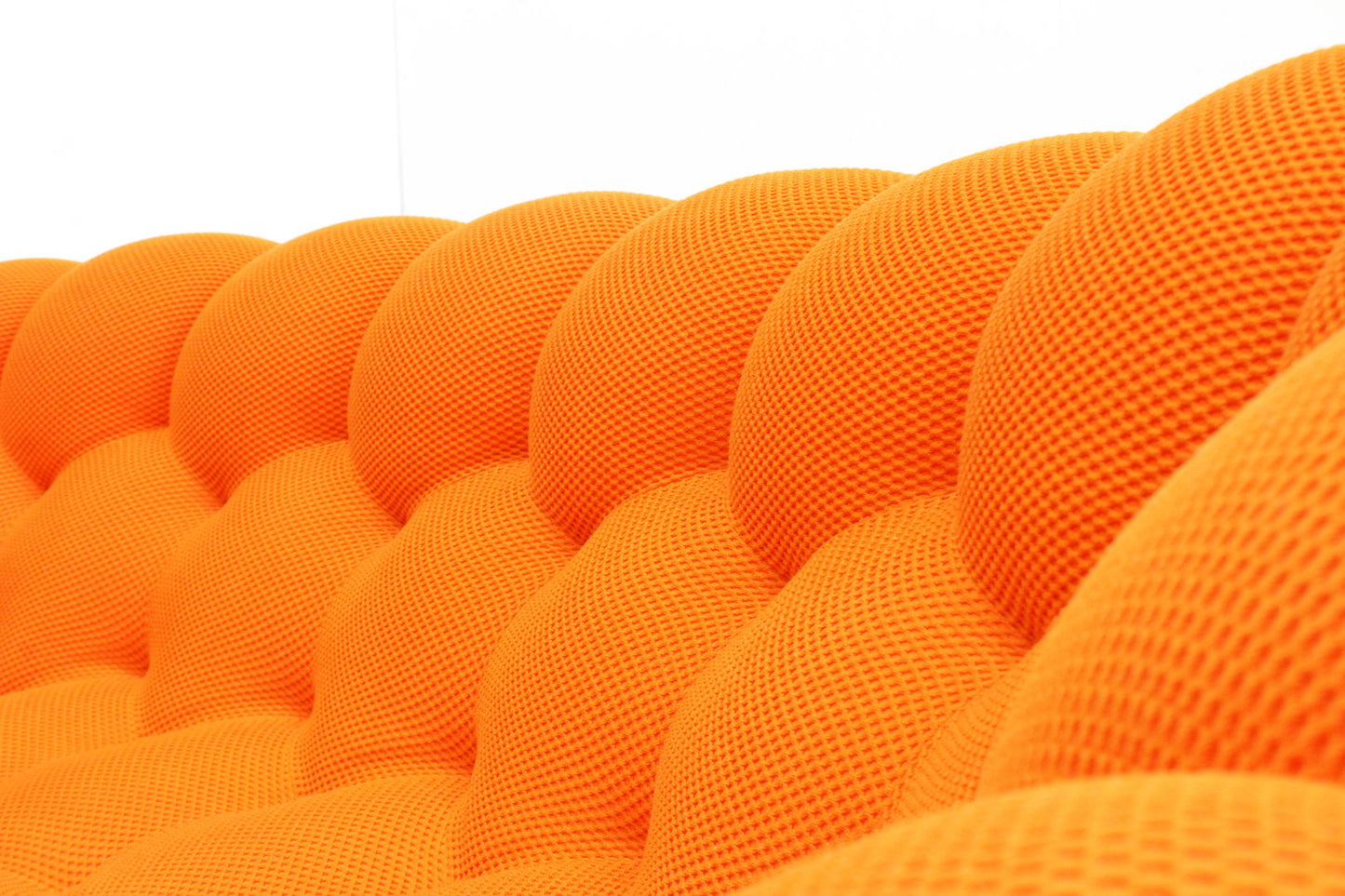 Roche Bobois curved bubble sofa orange