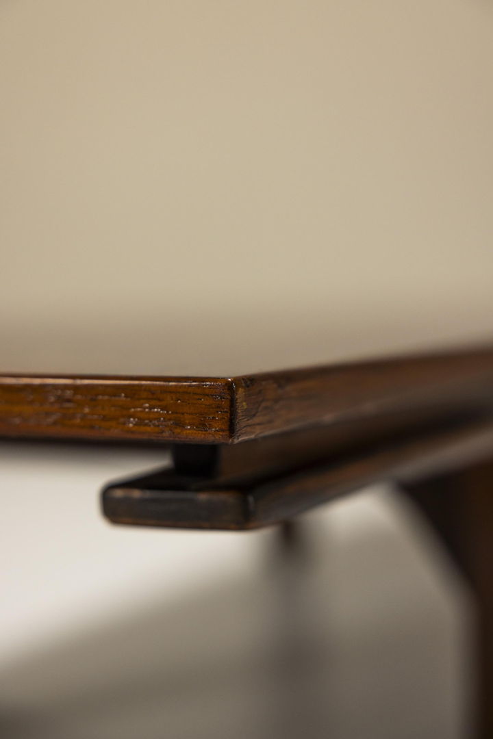 Coffee table in rosewood by Gianfranco Frattini for Bernini, Italy 1960s