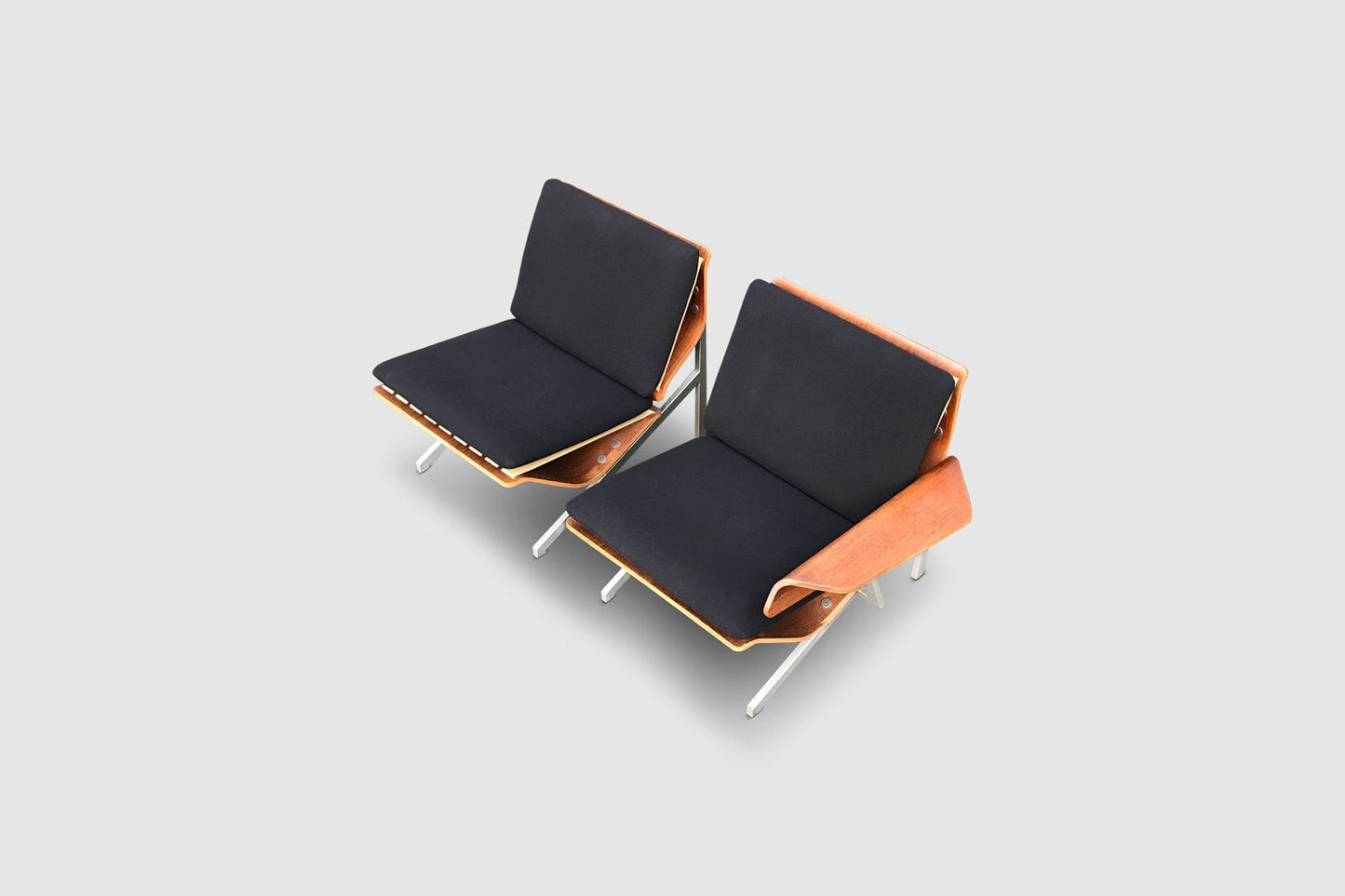 FM50 lounge chair by Cornelis Zitman for UMS Pastoe 1964, set of 2