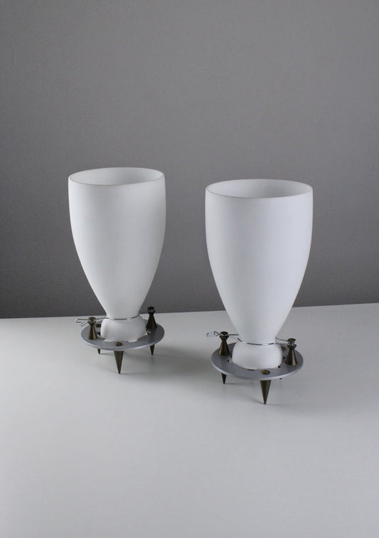 Pair of Franceschina lamps by Umberto Riva for Fontana Arte, 1989