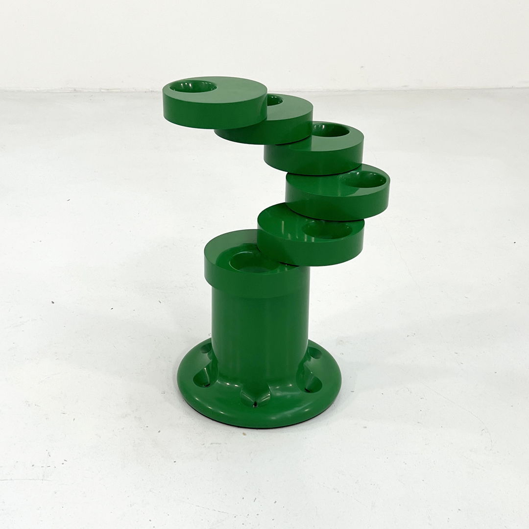 Green Pluvium Umbrella Stand by Giancarlo Piretti for Anonima Castelli, 1970s