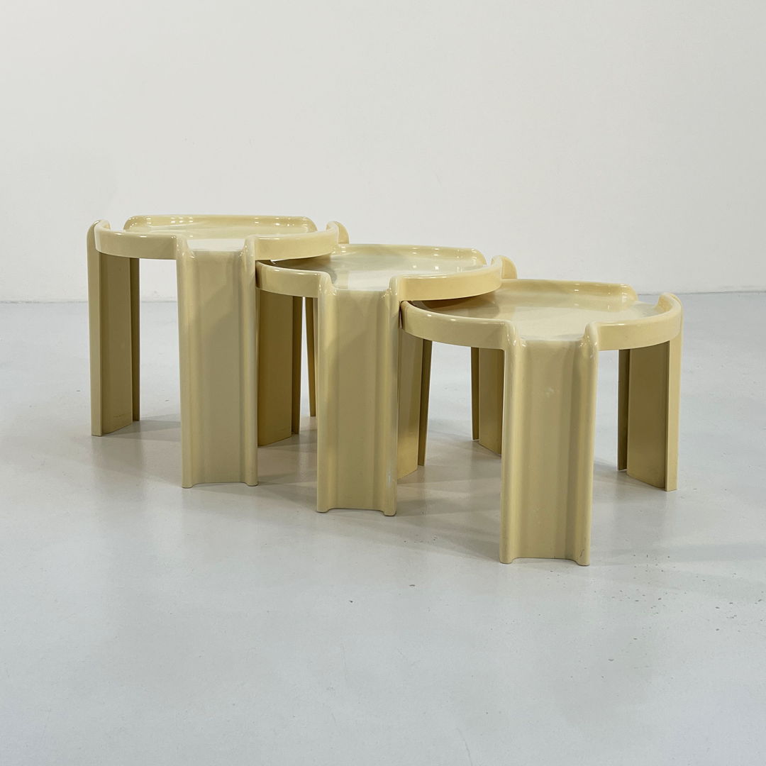 Set of Nesting Tables by Giotto Stoppino for Kartell, 1970s