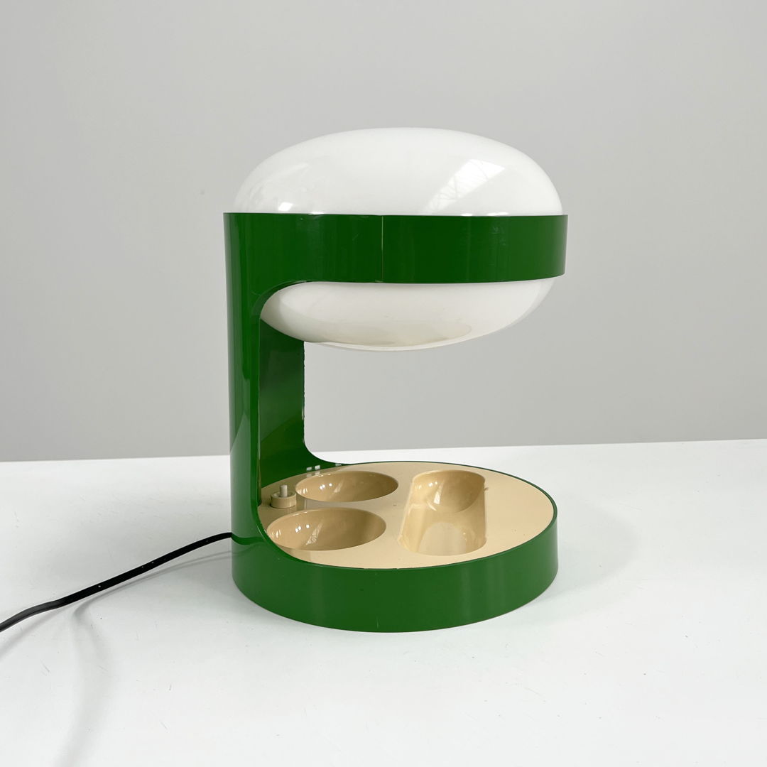 Green KD29 Table Lamp by Joe Colombo for Kartell, 1970s