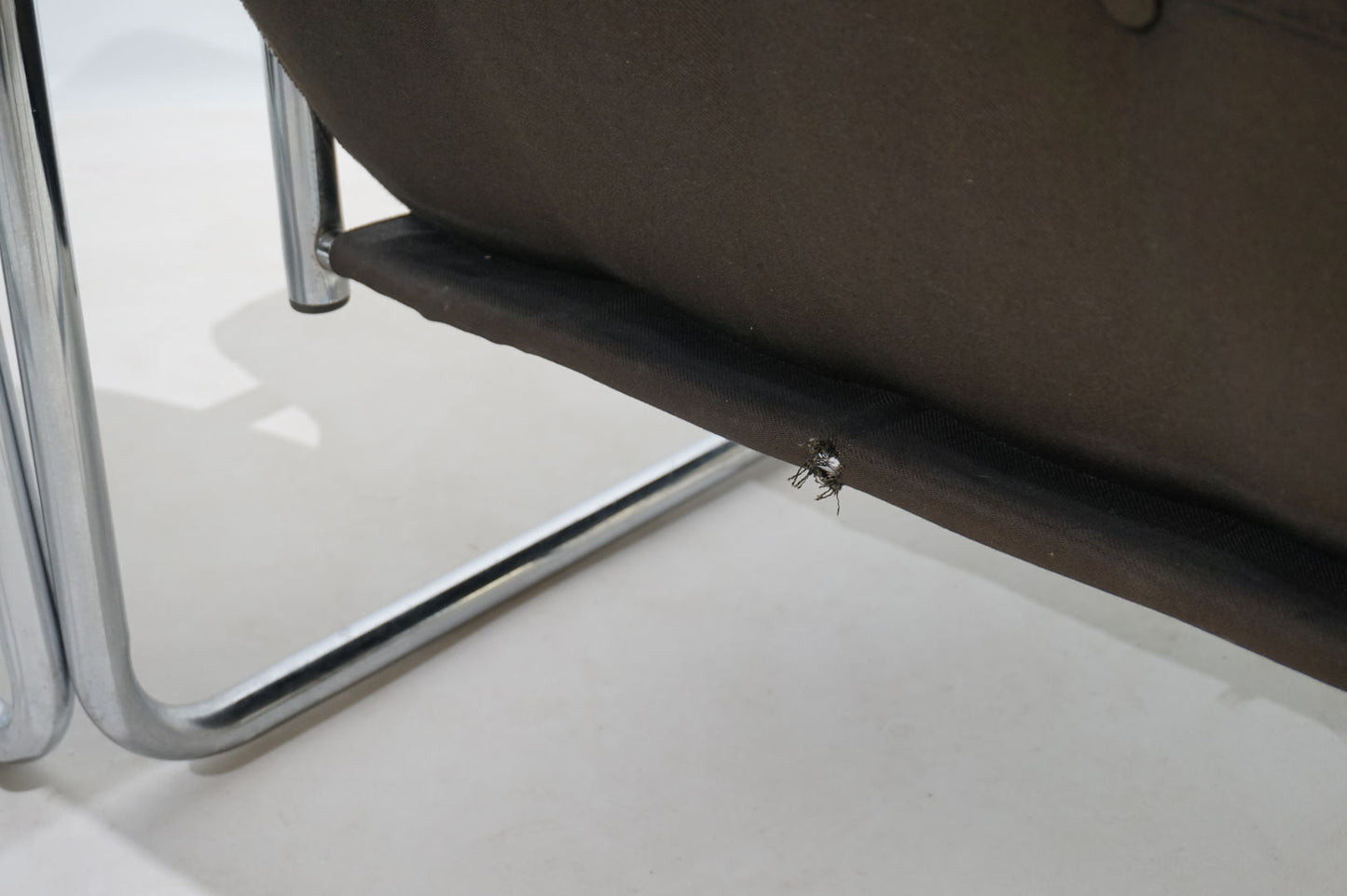 Set of 2 Herlag chrome cantilever lounge chairs by Johan Bertil Häggström