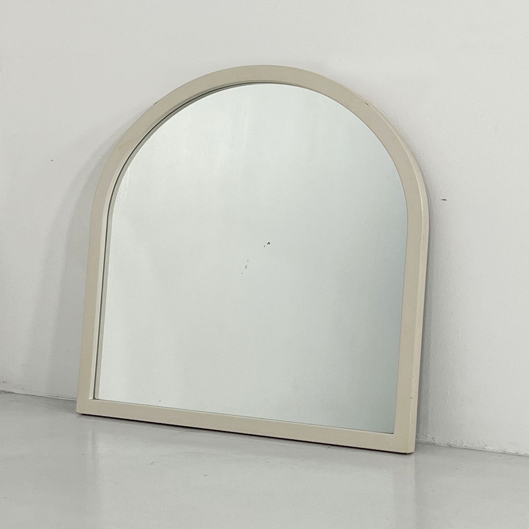 White Frame Mirror Model 4720 by Anna Castelli Ferrieri for Kartell, 1980s