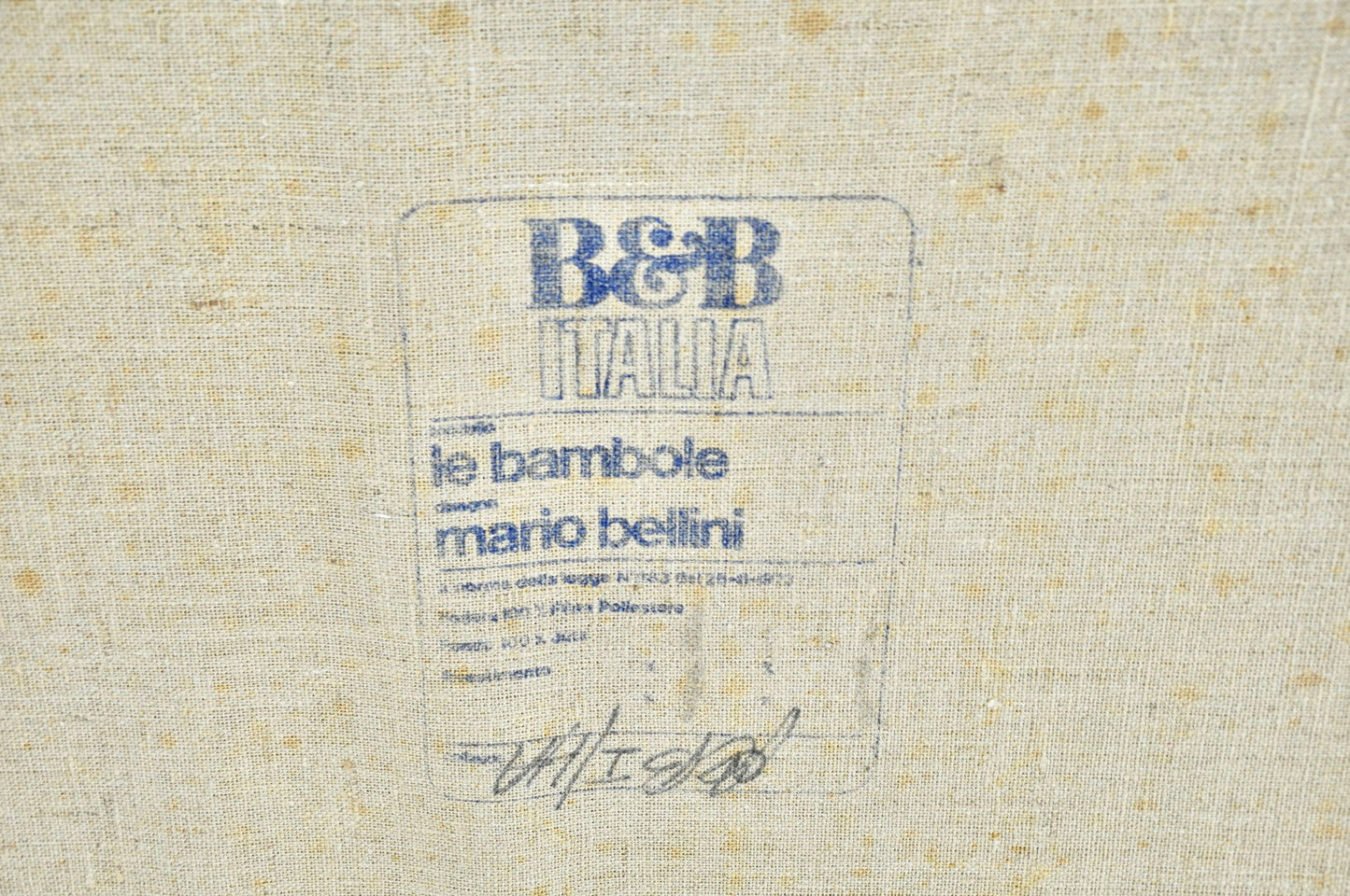 Bambole bed by Mario Bellini for B&B Italia, 1970s