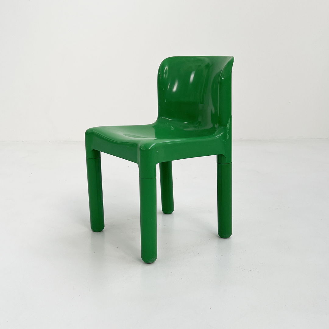 Green Model 4875 Chair by Carlo Bartoli for Kartell, 1970s