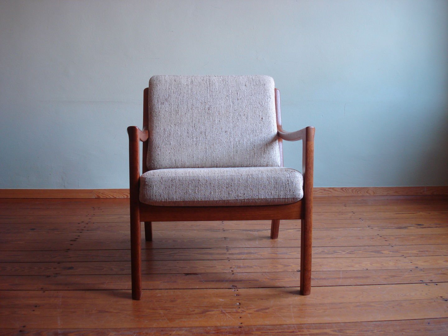 Danish vintage armchair by Ole Wanscher for Poul Jeppesen