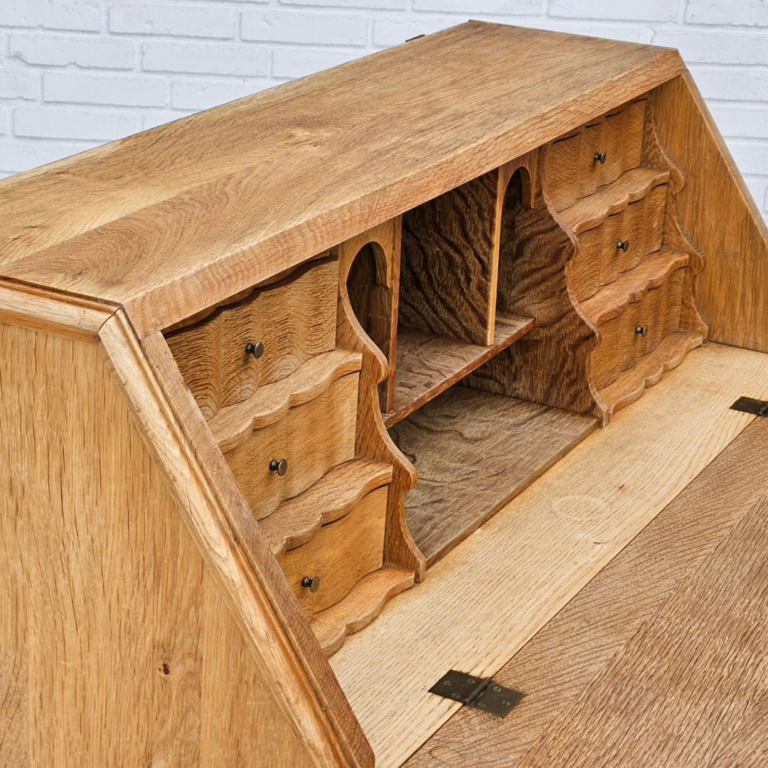 1970s, Danish chest of drawers, oak wood, original condition.