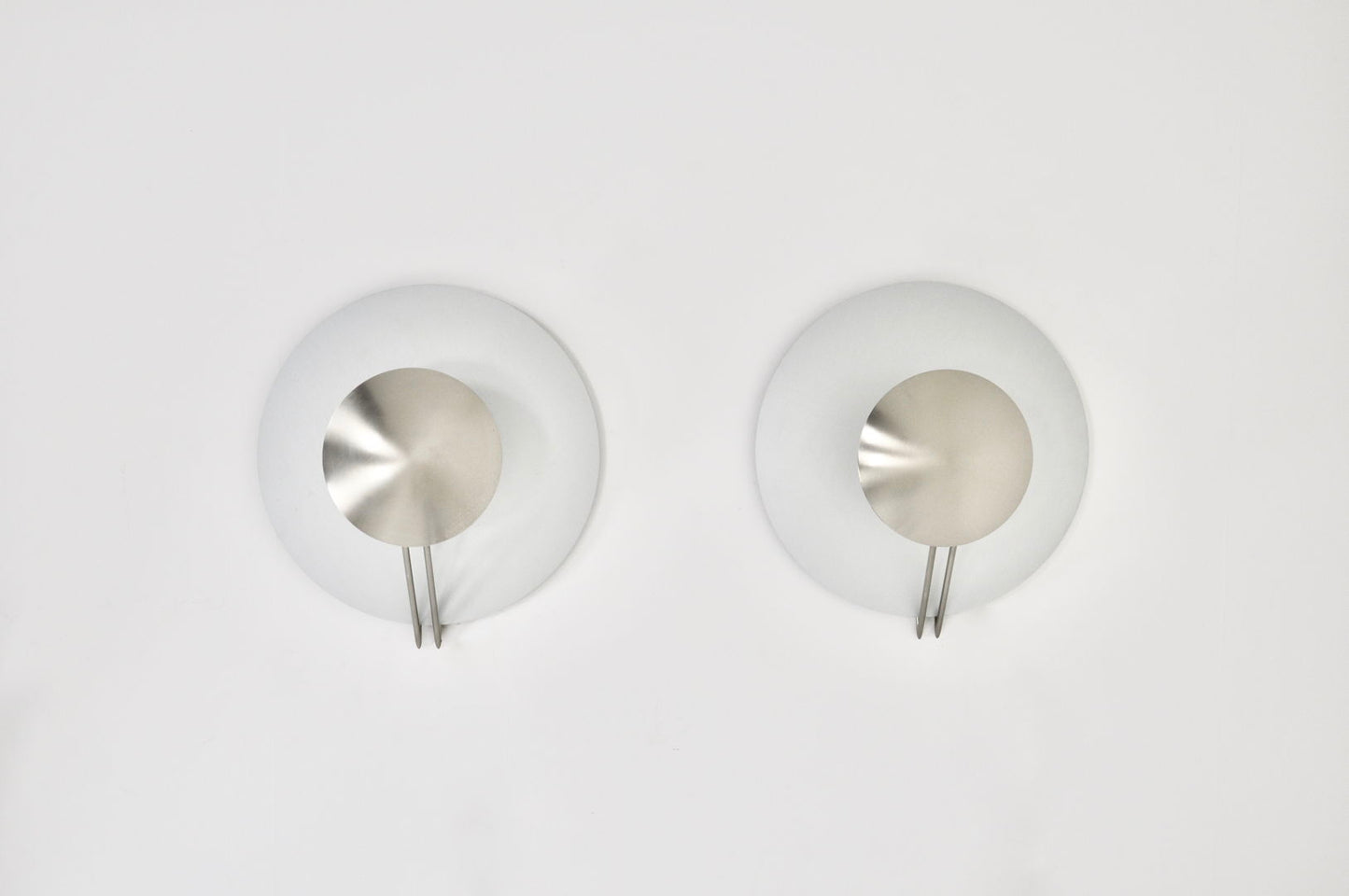 "Vega" wall lamps by L. Cesaro for Tre Ci Luce, 1980s, set of 2