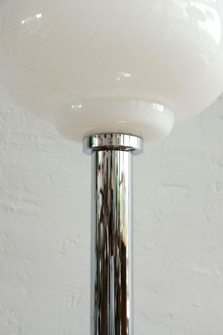 Art Deco Style Chrome Table Lamp, 1940s