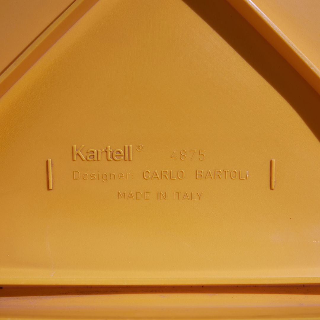 MODEL 4875 PLASTIC CHAIR BY CARLO BARTOLI FOR KARTELL