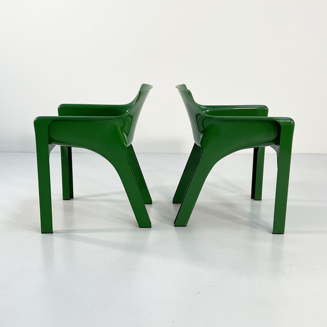 Green Gaudi Chair by Vico Magistretti for Artemide, 1970s